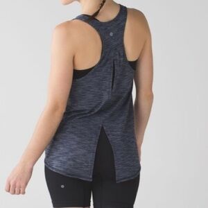 Lululemon Athletica Gray ‘Salute The Sun’ Tank